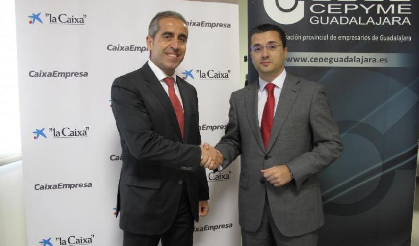 CEOE-CEPYME Guadalajara y la Obra Social de La Caixa firman un convenio de colaboraci�n para la realizaci�n de cuatro talleres formativos