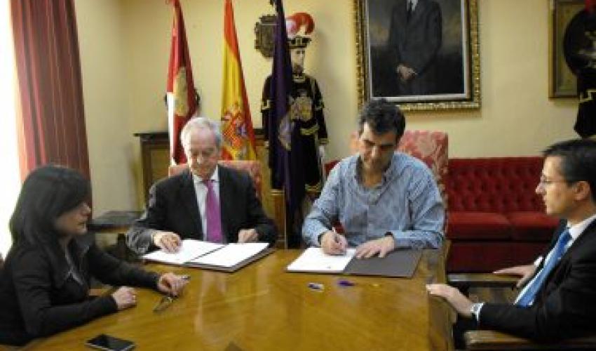 El Ayuntamiento de Guadalajara suscribe un convenio con la Fundaci�n Centro Europeo de Empresas e Innovaci�n