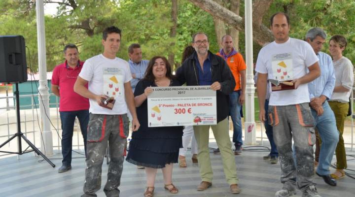 Pablo Conchuela y Alfonso de las Heras, ganadores de la paleta de oro XIX Concurso de Alba�iler�a