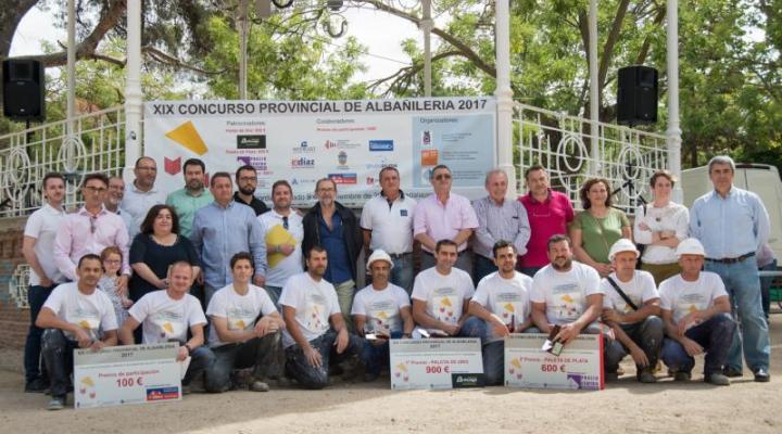 Pablo Conchuela y Alfonso de las Heras, ganadores de la paleta de oro XIX Concurso de Alba�iler�a