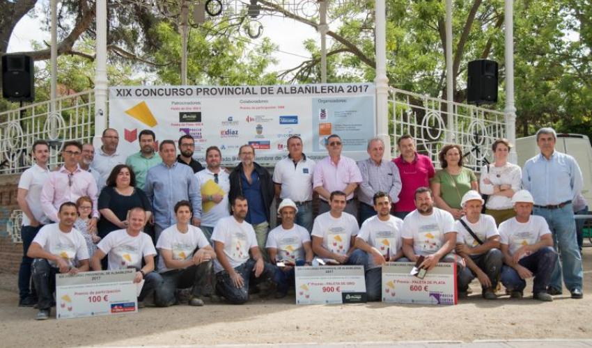 Pablo Conchuela y Alfonso de las Heras, ganadores de la paleta de oro XIX Concurso de Alba�iler�a
