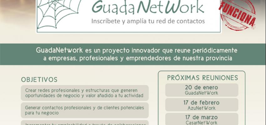GuadaNetWork prepara 7 nuevos encuentros para el primer semestre de 2017, con el objetivo de seguir acercando empresas