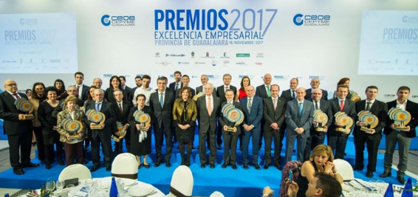 CEOE-CEPYME Guadalajara celebra con gran �xito su entrega de los Premios Excelencia Empresarial 2017