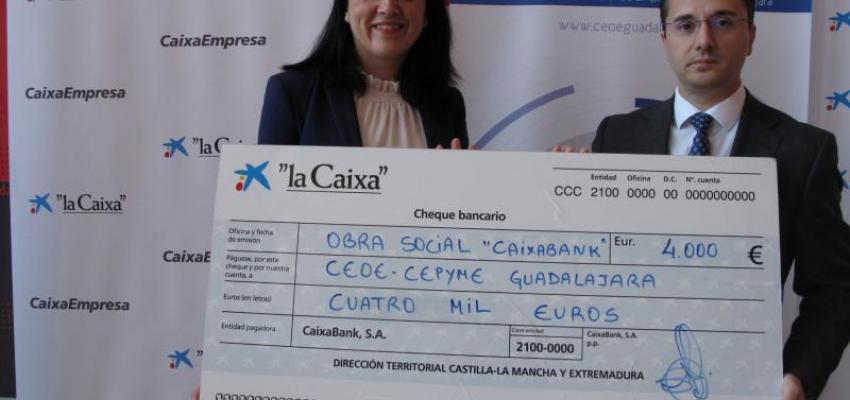 CaixaBank y CEOE-CEPYME Guadalajara potencian el sector empresarial en Guadalajara