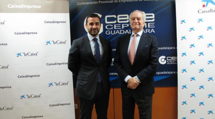 CaixaBank y CEOE-CEPYME Guadalajara potencian el sector empresarial en Guadalajara