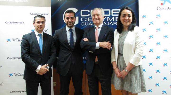 CaixaBank y CEOE-CEPYME Guadalajara potencian el sector empresarial en Guadalajara