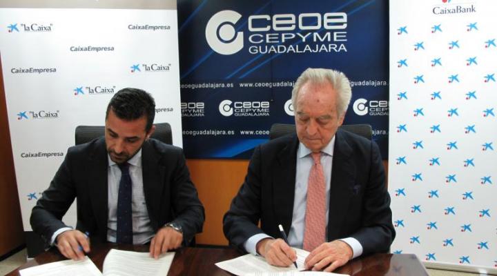 CaixaBank y CEOE-CEPYME Guadalajara potencian el sector empresarial en Guadalajara
