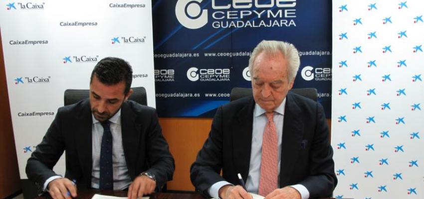 CaixaBank y CEOE-CEPYME Guadalajara potencian el sector empresarial en Guadalajara
