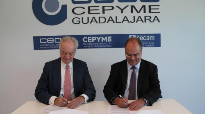 Gas Natural Castilla-La Mancha y CEOE-CEPYME Guadalajara renuevan su colaboraci�n 