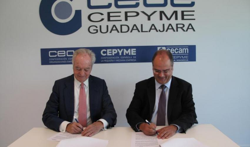 Gas Natural Castilla-La Mancha y CEOE-CEPYME Guadalajara renuevan su colaboraci�n 