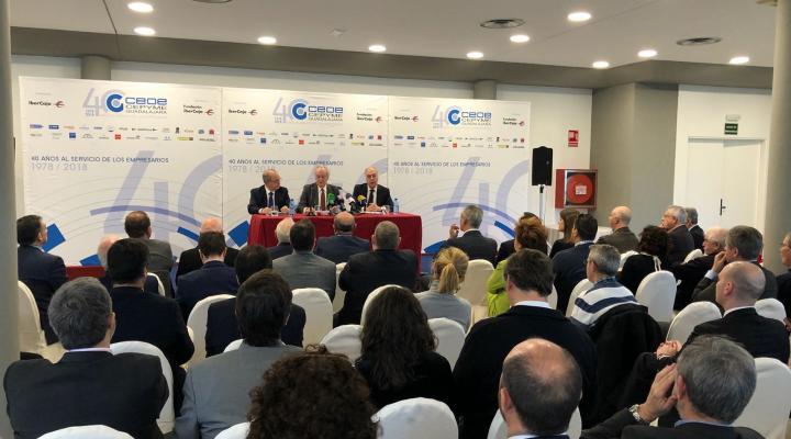 Agust�n de Grandes presenta los actos conmemorativos del 40 aniversario de CEOE-CEPYME Guadalajara