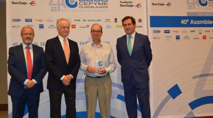 CEOE-CEPYME Guadalajara celebra su 40 Asamblea General con el reconocimiento a diferentes personas, empresas  e instituciones colaboradoras