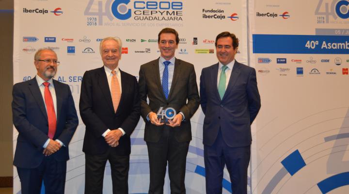CEOE-CEPYME Guadalajara celebra su 40 Asamblea General con el reconocimiento a diferentes personas, empresas  e instituciones colaboradoras