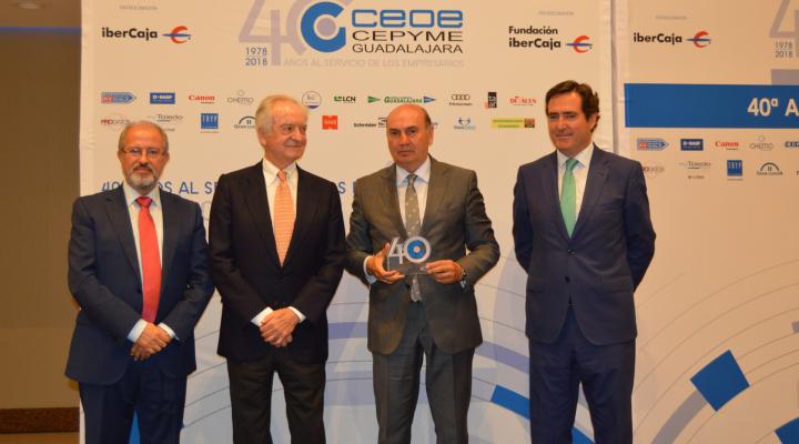 CEOE-CEPYME Guadalajara celebra su 40 Asamblea General con el reconocimiento a diferentes personas, empresas  e instituciones colaboradoras