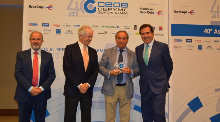 CEOE-CEPYME Guadalajara celebra su 40 Asamblea General con el reconocimiento a diferentes personas, empresas  e instituciones colaboradoras