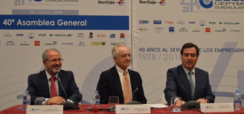 CEOE-CEPYME Guadalajara celebra su 40 Asamblea General con el reconocimiento a diferentes personas, empresas  e instituciones colaboradoras