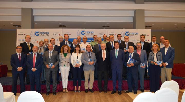 CEOE-CEPYME Guadalajara celebra su 40 Asamblea General con el reconocimiento a diferentes personas, empresas  e instituciones colaboradoras
