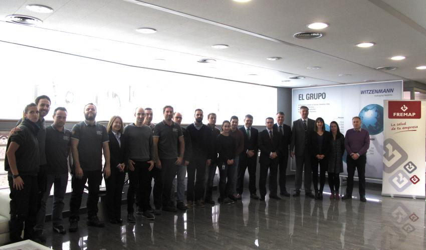 CEOE-CEPYME Guadalajara, presente en el taller de PRL impartido por Fremap con la colaboraci�n de la junta, en Witzenmann