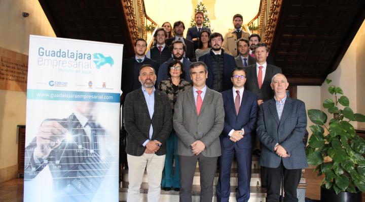 Antonio Rom�n recibe a un grupo de inversores dentro del proyecto “Guadalajara Empresarial”