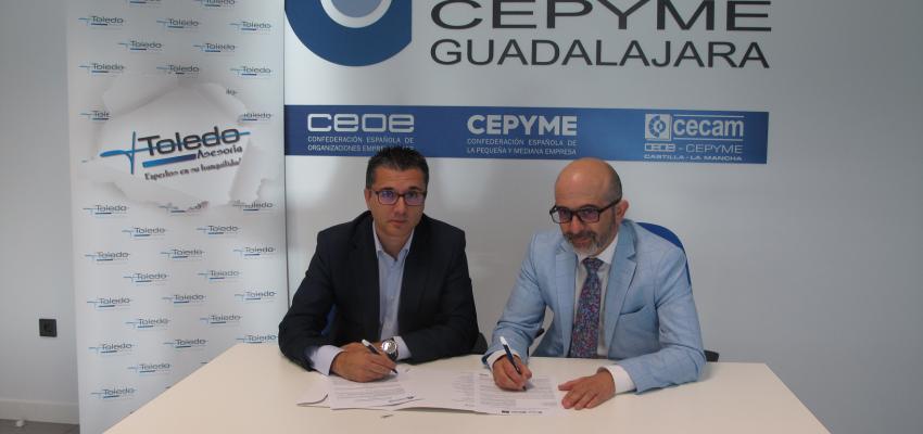 CEOE- CEPYME Guadalajara y Asesor�a Toledo renuevan su convenio de colaboraci�n