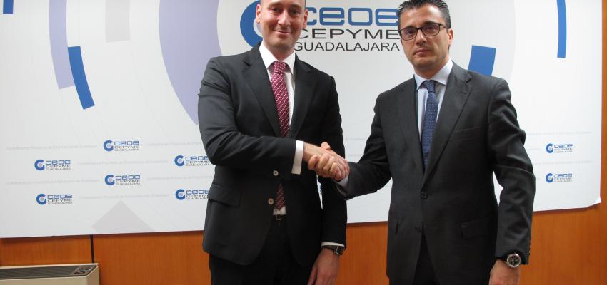 CEOE- CEPYME Guadalajara renueva su convenio con Prodatos Alcarria
