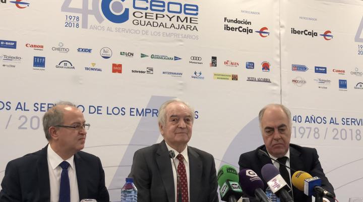Agust�n de Grandes presenta los actos conmemorativos del 40 aniversario de CEOE-CEPYME Guadalajara