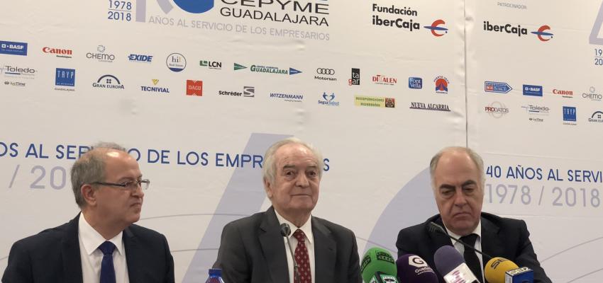 Agust�n de Grandes presenta los actos conmemorativos del 40 aniversario de CEOE-CEPYME Guadalajara