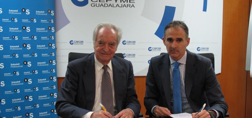 CEOE-CEPYME Guadalajara y Banco Sabadell renuevan su convenio de colaboraci�n