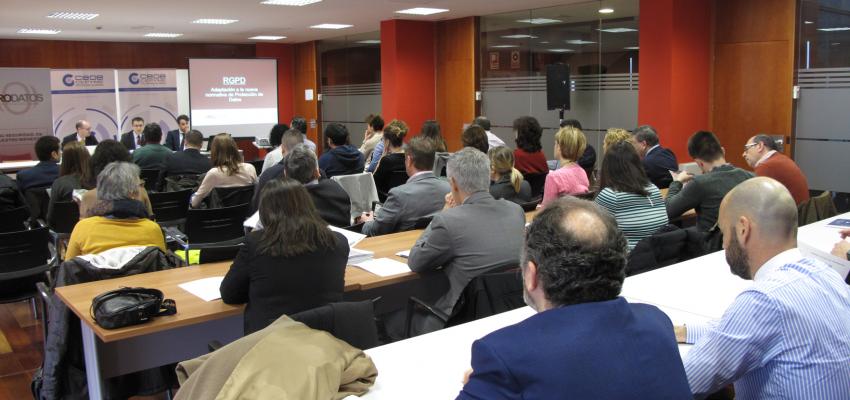El nuevo Reglamento Europeo de Protecci�n de Datos a examen en una nueva jornada de CEOE-CEPYME Guadalajara