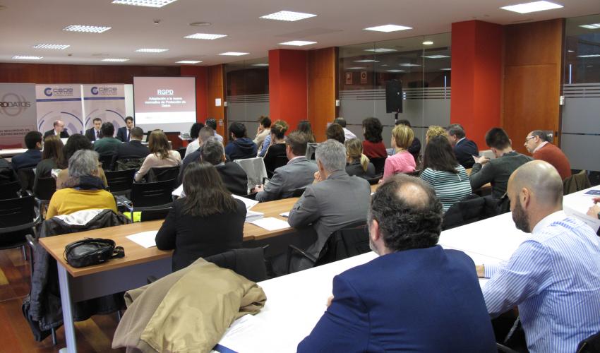 El nuevo Reglamento Europeo de Protecci�n de Datos a examen en una nueva jornada de CEOE-CEPYME Guadalajara