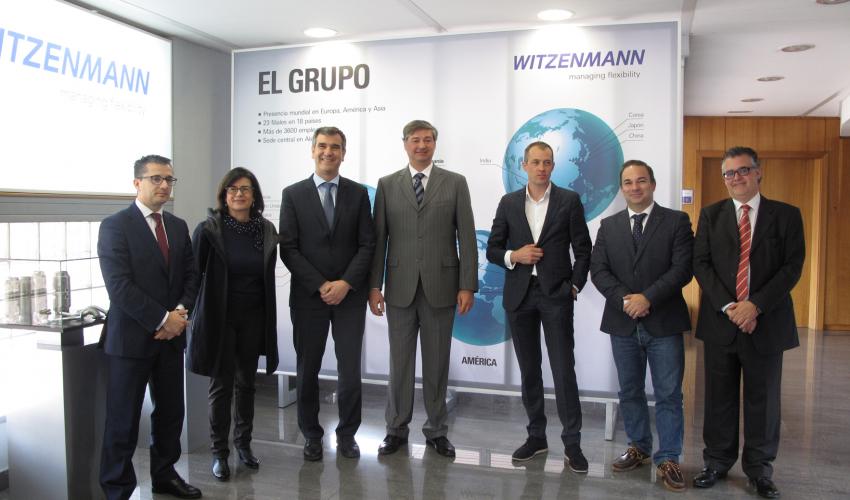 Antonio Rom�n visita Witzenmann y destaca su papel como generadora de riqueza en Guadalajara 