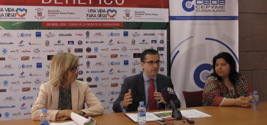 Presentado el torneo de p�del ben�fico, una vida para Diego, contra la enfermedad de Duchenne
