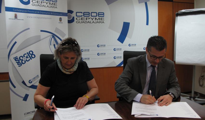 Los AMPAs Virgen de la Paz y Parque Vallejo de Alovera, se unen al proyecto &#x201Cde Socio a Socio” de CEOE-CEPYME Guadalajara