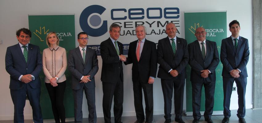 Eurocaja Rural apoya la acci�n formativa e informativa de CEOE CEPYME Guadalajara