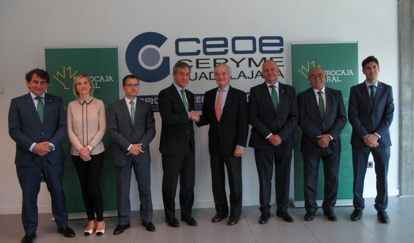 Eurocaja Rural apoya la acci�n formativa e informativa de CEOE CEPYME Guadalajara
