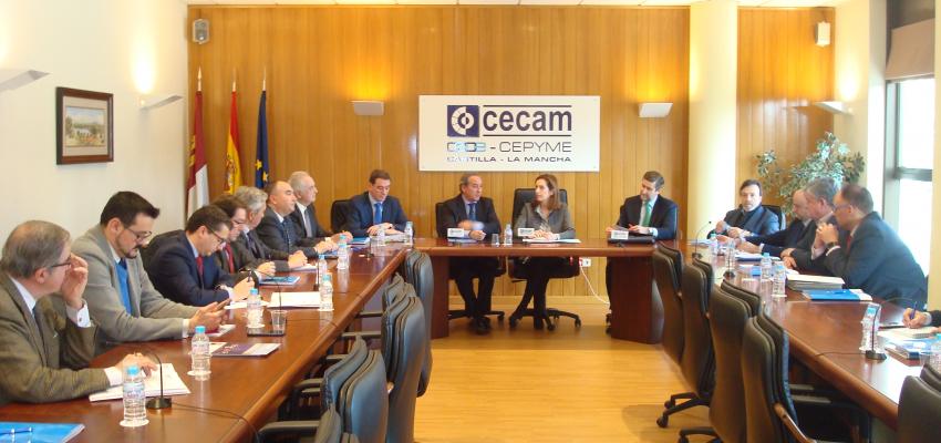 La Junta Directiva de CECAM traslada a la secretaria general de CEOE las preocupaciones de los empresarios de Castilla-La Mancha