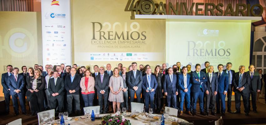 CEOE-CEPYME Guadalajara celebra con gran �xito su entrega de los premios Excelencia Empresarial 2018
