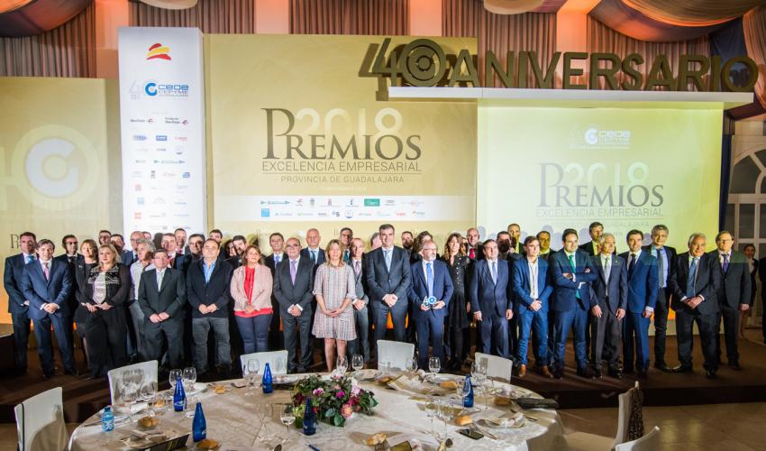 CEOE-CEPYME Guadalajara celebra con gran �xito su entrega de los premios Excelencia Empresarial 2018