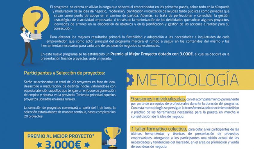 3.000 euros al mejor proyecto participante del programa de apoyo a emprendedores de la provincia, impulsado por CEOE-CEPYME Guadalajara