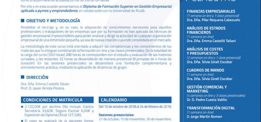 CEOE-CEPYME Guadalajara presenta el curso de gesti�n empresarial aplicada a pymes y emprendedores