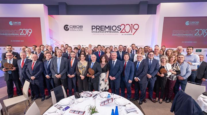 CEOE-CEPYME Guadalajara entrega sus Premios Excelencia Empresarial 2019 durante la noche de “La Econom�a Alcarre�a”