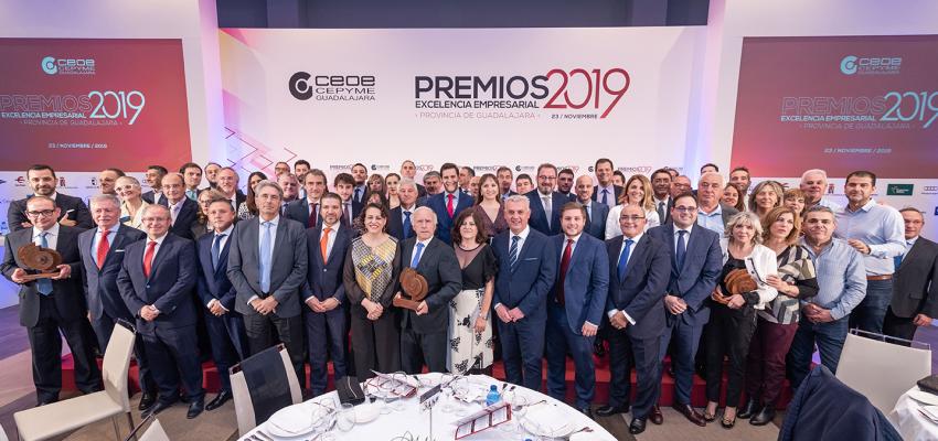 CEOE-CEPYME Guadalajara entrega sus Premios Excelencia Empresarial 2019 durante la noche de “La Econom�a Alcarre�a”