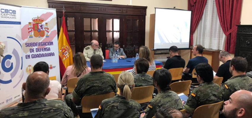 CEOE-CEPYME Guadalajara, en colaboraci�n con el CEEI alcarre�o y la Subdelegaci�n de Defensa de Guadalajara, imparten un taller informativo sobre formaci�n, empleo y emprendimiento