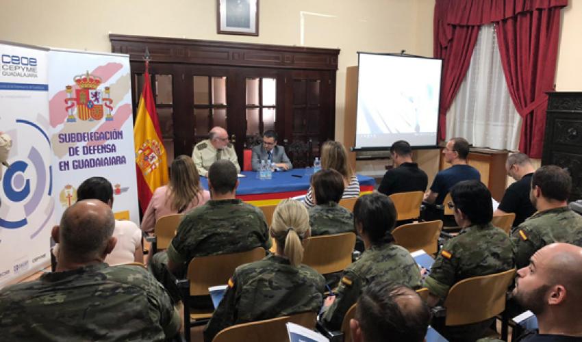 CEOE-CEPYME Guadalajara, en colaboraci�n con el CEEI alcarre�o y la Subdelegaci�n de Defensa de Guadalajara, imparten un taller informativo sobre formaci�n, empleo y emprendimiento