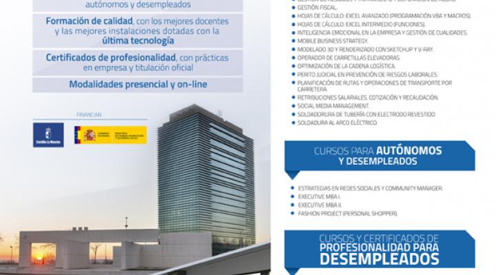 El departamento de Formaci�n de CEOE-CEPYME Guadalajara imparte 32 cursos durante el primer semestre del a�o