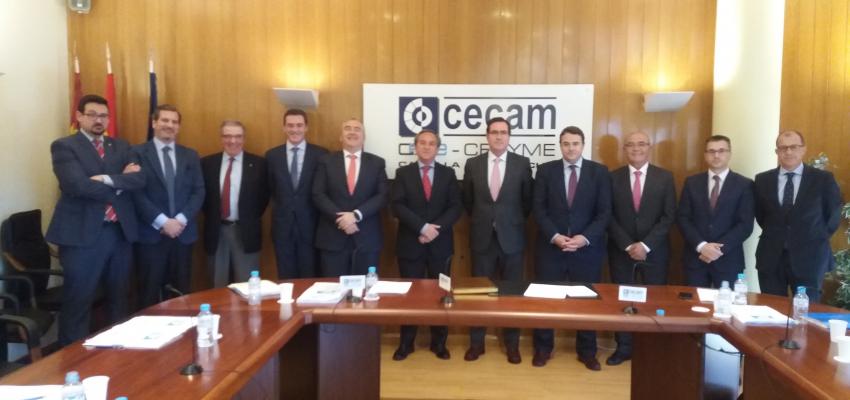 El Comit� Ejecutivo de CECAM analiza con el Presidente de CEOE las preocupaciones del sector empresarial de Castilla-La Mancha
