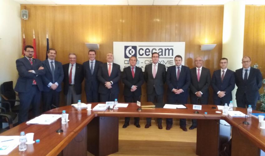 El Comit� Ejecutivo de CECAM analiza con el Presidente de CEOE las preocupaciones del sector empresarial de Castilla-La Mancha