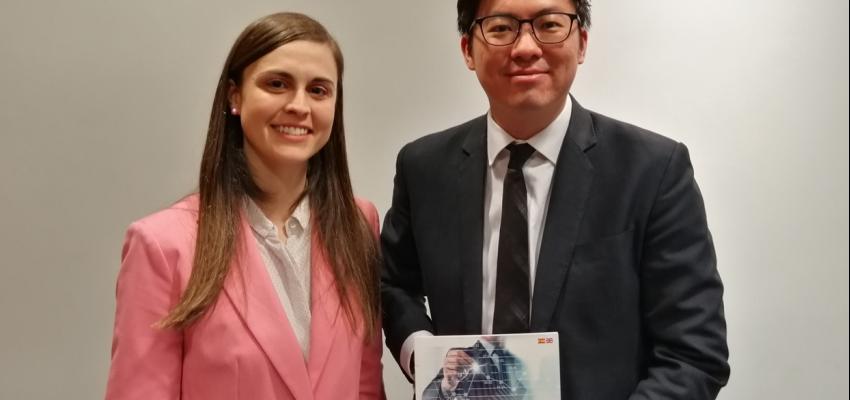 ‘Guadalajara Empresarial’ presente en un encuentro con el director regional para Europa de la junta de desarrollo econ�mico de Singapur, Zhilin Sim