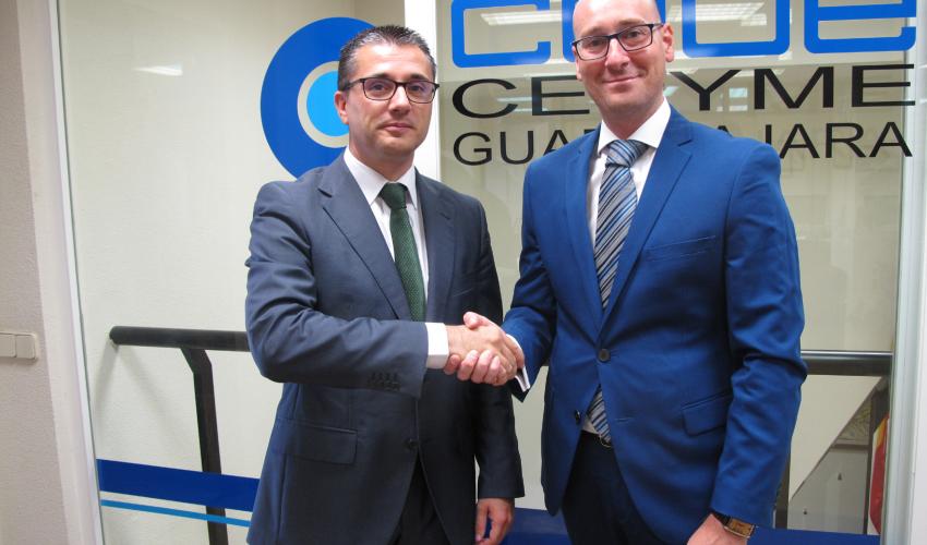 CEOE- CEPYME Guadalajara renueva su convenio con Prodatos Alcarria