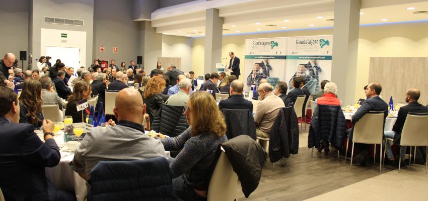 Juan Mar�a Nin G�nova cierra el ciclo de desayunos econ�micos de ‘Guadalajara Empresarial’ 2019 con aforo completo